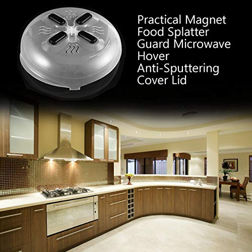 JullyCAnnice Capa prática magnética para alimentos, proteção contra respingos de alimentos, para mic