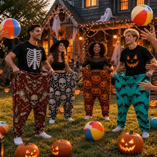 Waldauge Halloween Granny Pants Yard Game 4 Pack, Spooky Pumpkin Bat Skull - image 1