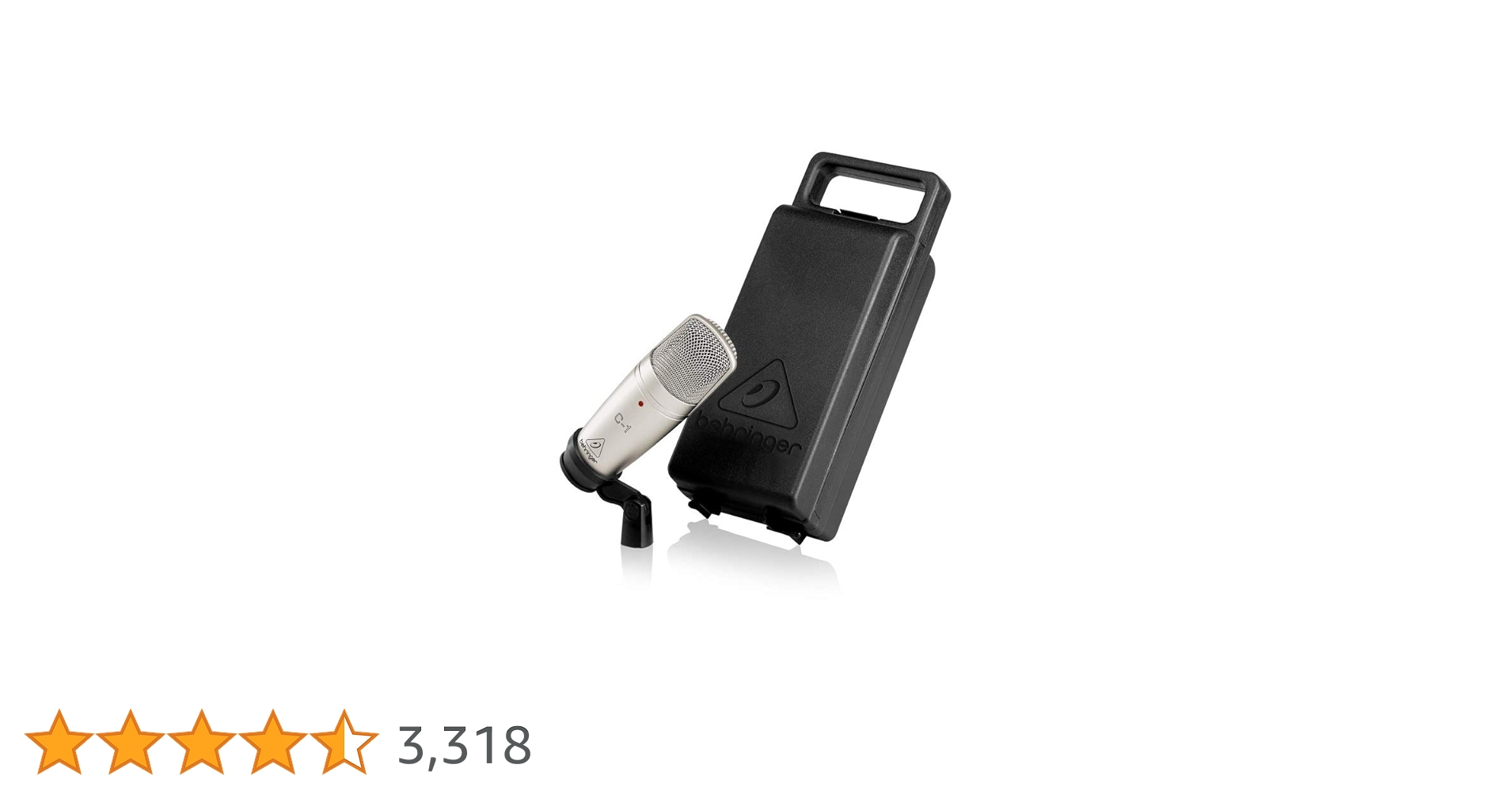 Behringer(ベリンガー) コンデンサーマイク キャリングケース付き Amazon | ベリンガー Behringer 測定用コンデンサーマイク