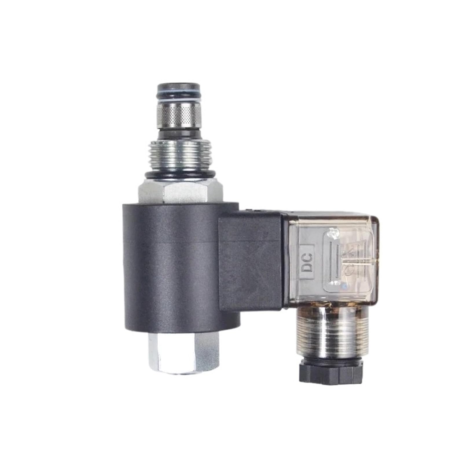 Booghigc Od 13Mm Spool Dc12v 2-Position 2-Way Normally Closed Threaded Cartridge Pressure Retaining Dhf08-228 Sv08-28(Od 13Mm Spool Dc12v)