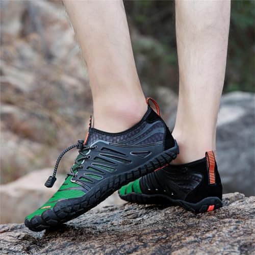Image of UBFEN Water Shoes for Men Women Quick Dry Swim Aqua Socks | Lightweight Barefoot-style Fit, Rubber Sole, Hiking, Fishing, Kayaking, Beach, Pool, Boating, Diving And Water-to-land Wear
