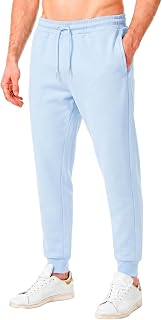 RIPT Herren Jogginghose Fleece – Sweatpants mit Kordelzug, Cuffed Trainingshose mit Taschen, Weiche Trackpants für Fitness Gym Freizeit Loungewear