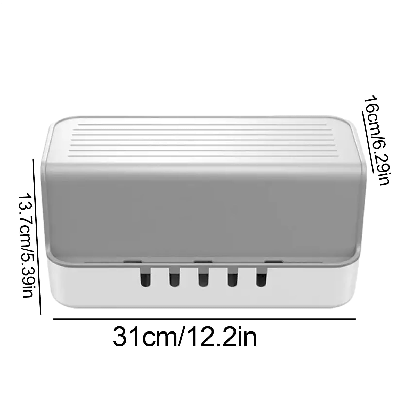 Organizzatore per cavi | Organizzatore di cavi per scrivania, scrivania, TV, router, computer, cucina, ufficio in casa