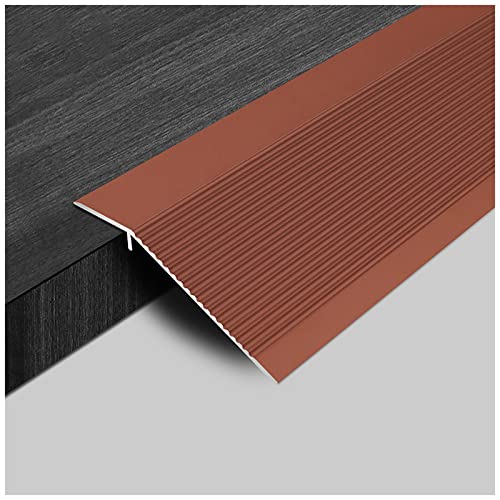 Bande de transition de sol par cuisine chambre, bande de transition de sol irrégulier seuil,Entrée Large Drop Hole Cover,Bande de garniture de bord de plancher en aluminium pour les robots de balayage