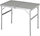 アイリスプラザ テーブル アウトドア 幅120×奥行80×高さ70~39cm ライトグレー