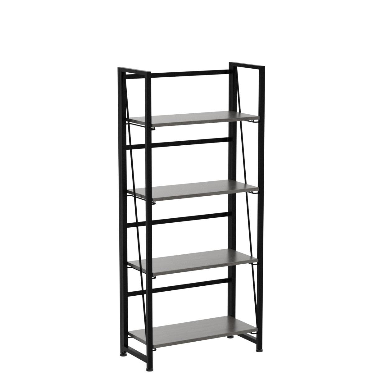 étagère 4 Niveaux Rangement Étagère Pliable Style Échelle 4