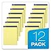 Ampad 20-270 Evidence Perf 8-1/2x11-3/4 Legal Rule Pads, Margin, Canary, 50 Shts, Doz.