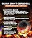 Sunlight® Charcoal Tablets for Incense – Quick Light Coal Tablets – Charcoal Disks – 40 mm Coal Rolls – Coal Briquettes – Slow Burn - Instant Lighting [100]