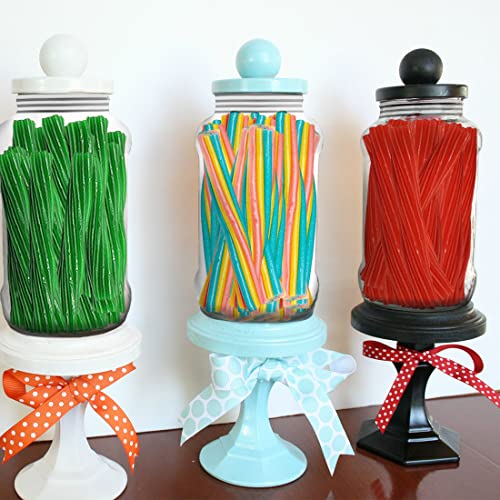 Twizzlers Pull 'N' Peel Watermelon Candy 6 Lb Individually Wrapped 0.8 Oz. Fun Size Licorice Chewy Christmas, Easter, Kosher Sweets By Zeeskeit #TOP5