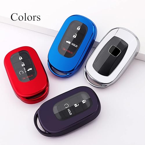 Miniatura 7 de Funda para llavero de repuesto para Honda Accord Civic HR-V CR-V Pilot Sport SI EX EX-L 2022-2023, accesorios de 3, 4, 5, 6 botones
