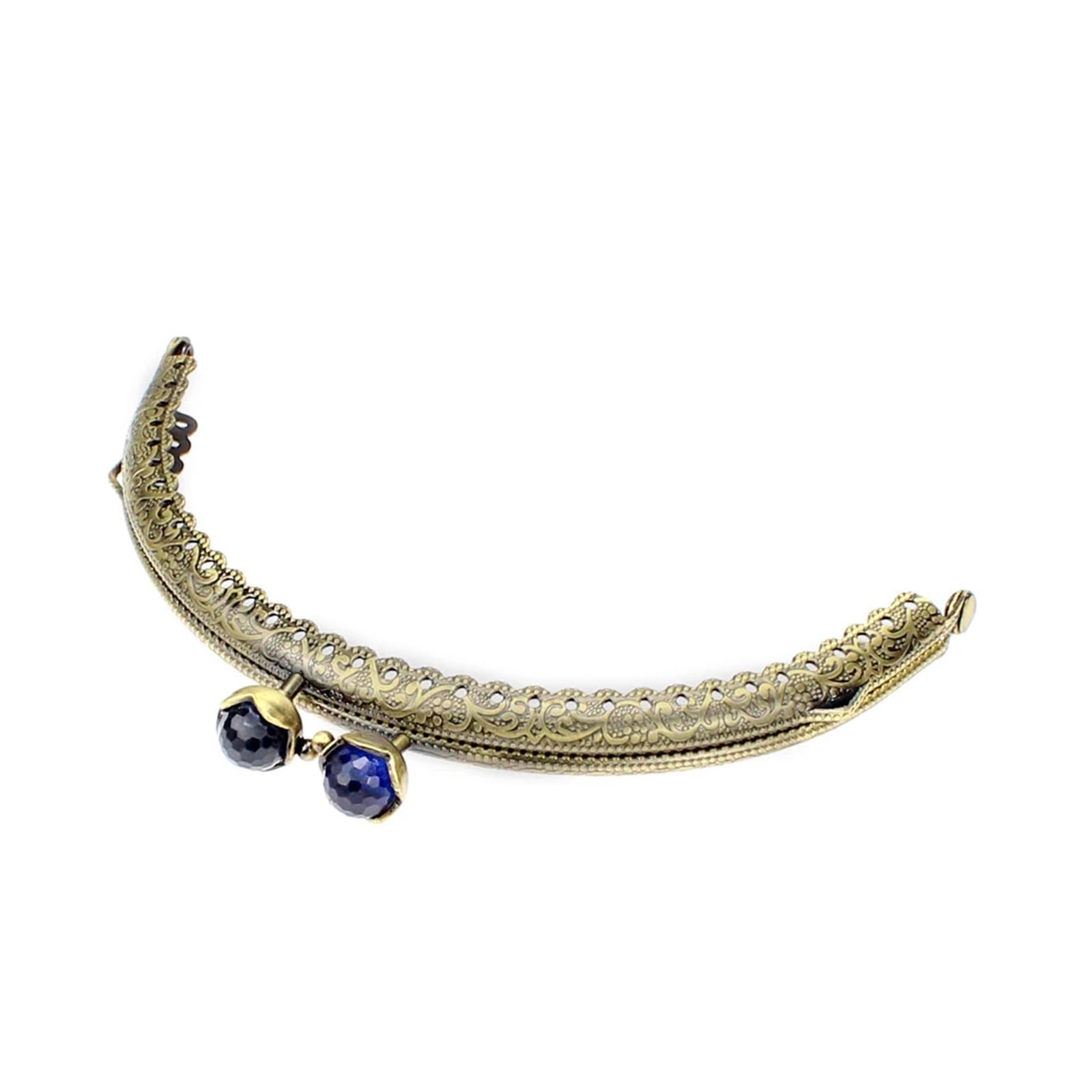 5 uds 12, CM Emicircle repujado encaje Lotus Kiss cierre de manija del marco for bolso mano accesorios costura repuesto Para Hogar(12.5CM NO.5)