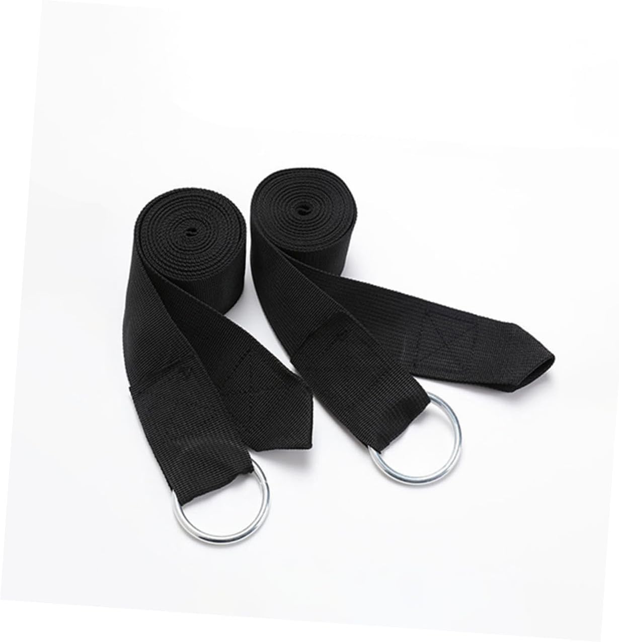 NUOBESTY 6pcs Adjustable Nylon Hammock Straps with Thickened S Hooks for Tree Swing Hanging Kits Outdoor Camping Swing Rope Reinforcement