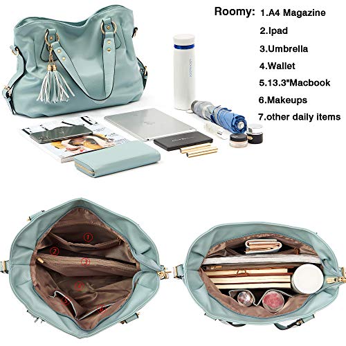 Image of Women Large Crossbody Bags Ladies Satchel Shoulder Handbags Purse and Wallet Set for Women Totes Hobo Purses