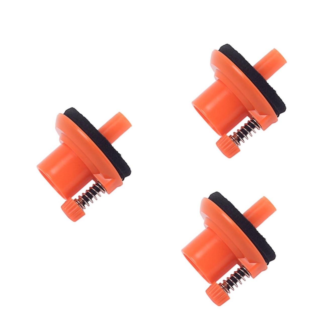 Abaodam 3pcs Drum Cymbal Holder -hat Cymbal Stand Musical Instruments Cymbal Bracket Cymbal Replacement Parts Cymbal Seat Cymbal Parts Hi- Hat Cymbal Stand Drum Seat Orange