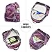 YETTASBIN Fashion Quilted Mini Backpack for Women & Girls - Rose Lightweight Casual Travel Daypack, S(8.5L)
