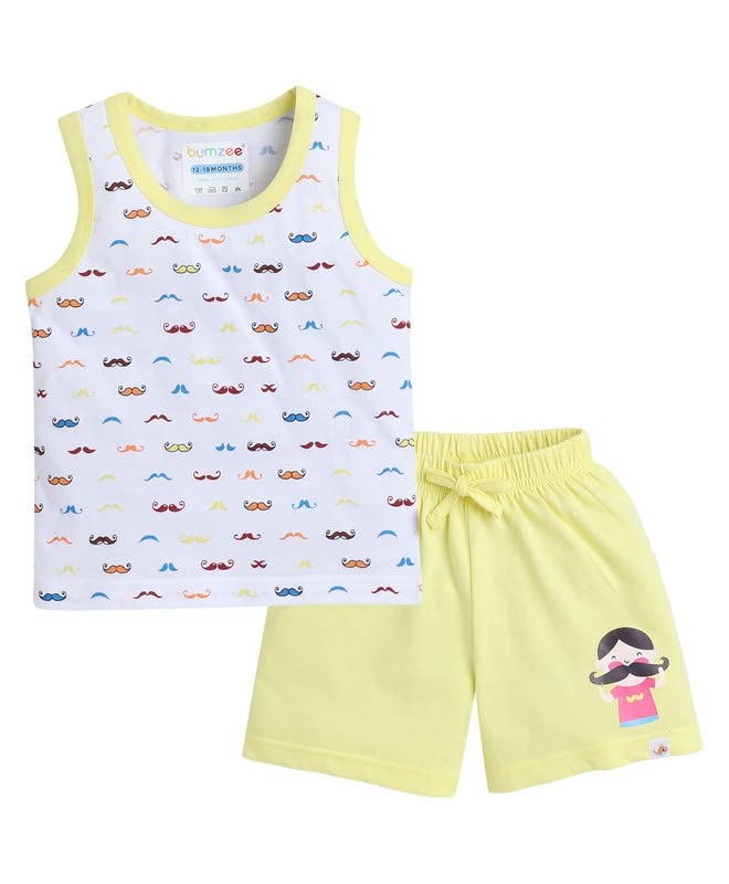 Image of BUMZEE Boys Cotton Printed Clothing Set