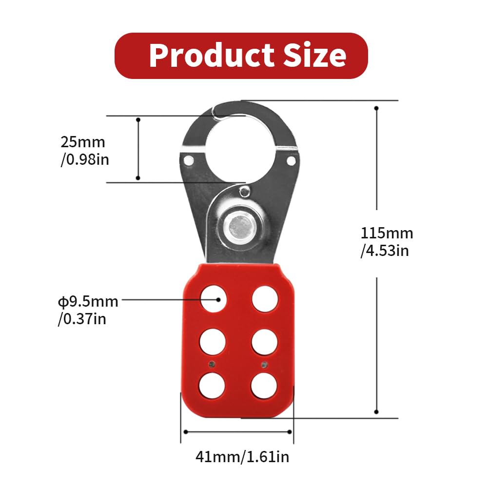 Steel Lockout Tagout Hasps - Secure Your Workplace -5 Steel Lockout Tagout Hasps - Secure Your Workplace -5