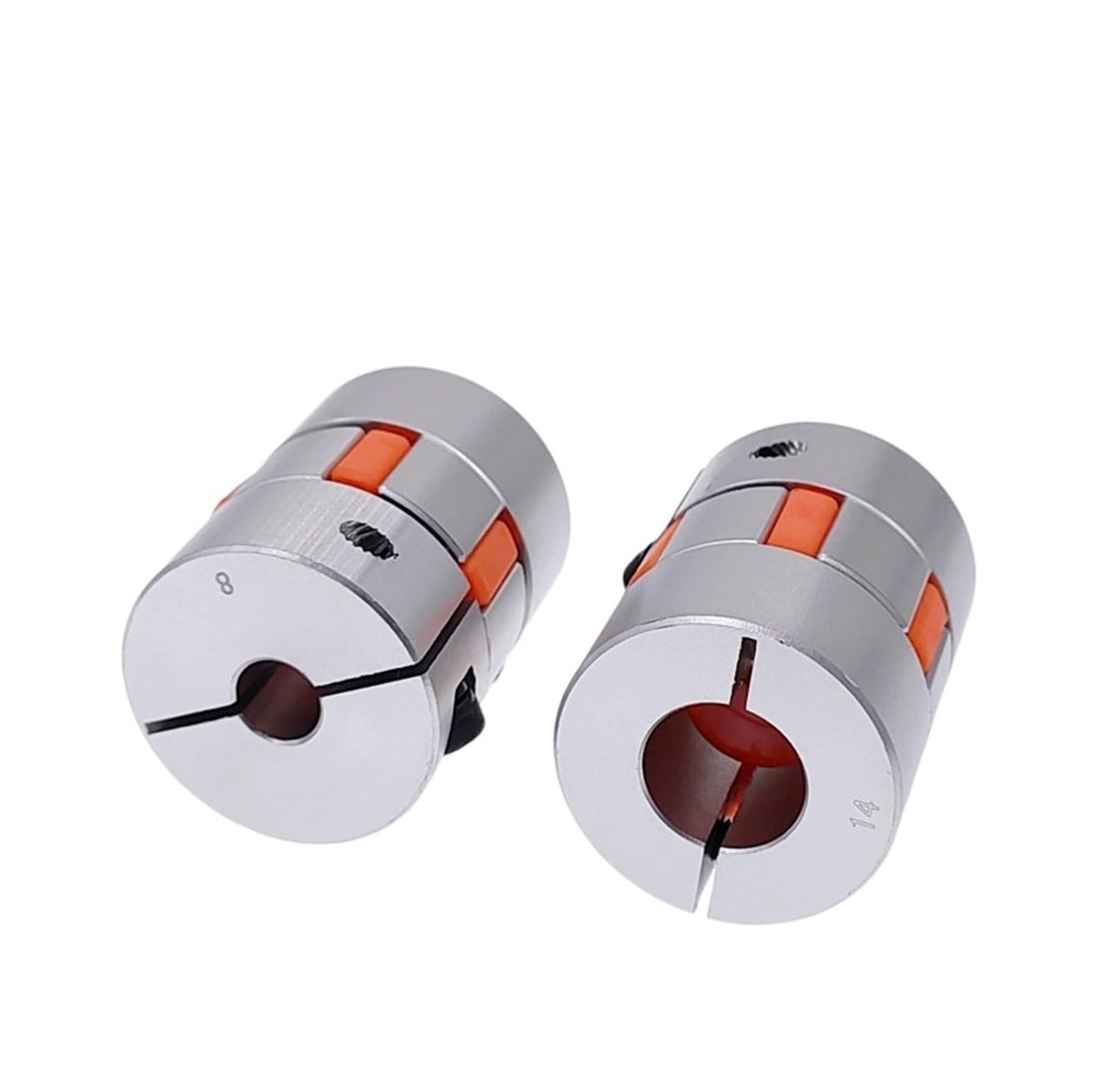 Rigid coupling,Stainless steel rigid coupling 1pcs D30L40 Coupling Stepper Motor Shaft Coupler Flexible Plum Shaft Coupler(6.35x12)