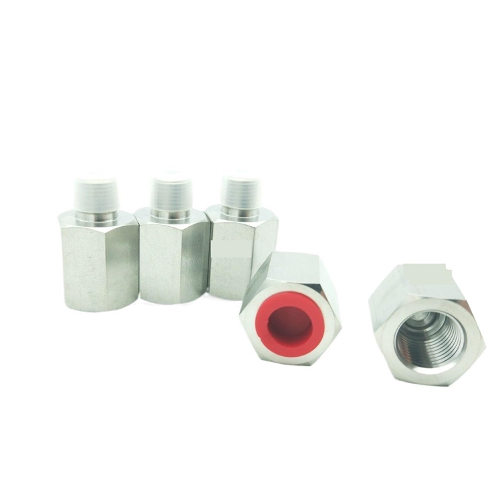 Adaptador reductor de acero inoxidable 316L, 3000 PSI, for plomería, 5 unidades/lote, RA NPT 1/8, 1/4, 3/8, 1/2, 3/4, 1(RA-08-03 1 3-8NPT)