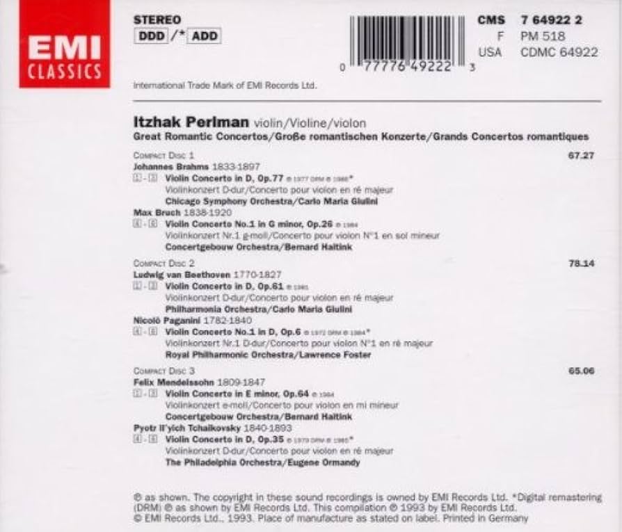 Amazon.co.jp: Great Romantic Violin Conc: ミュージック