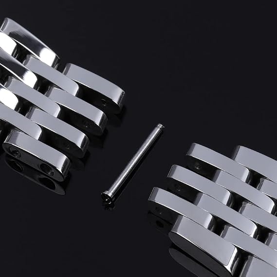 22mm 24mm Silver Stainless Steel Watch Band for Breitling Watch Band for Avengers Navitimer Superocean Bracelets (Color : Stainless Steel Size : 22mm)