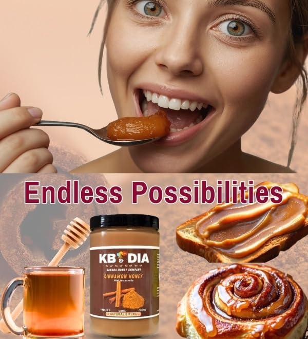 Miel con Canela KB & DIA 500 g pura y sin procesar miniatura 5