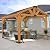 Backyard Discovery Arlington 12x12 All Cedar Gazebo, Walnut, Insulated Steel Roof, Water Resistant, Wind Resistant up to 100 MPH, Withstand 7,886 lbs of Snow