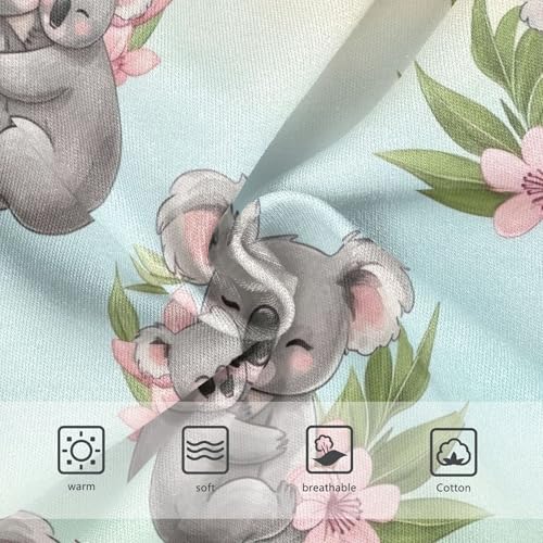 Cute Koalas Pastel Pink Floral Girls Underwear Toddlers 2t Cotton Cute Panties Girl Fancy Briefs Undies Kids3