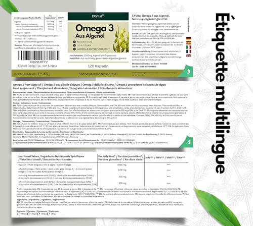 Omega 3 issu d'algues durables testé en laboratoire de pureté