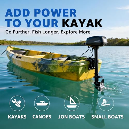 Support moteur pour kayak HKTE amovible avec fixations robustes
