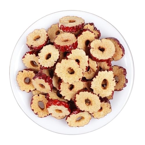 Las rodajas y los anillos de dátiles rojos secos y deshuesados ​​se pueden comer directamente, remojar en agua o utilizar en sopas.(500g)
