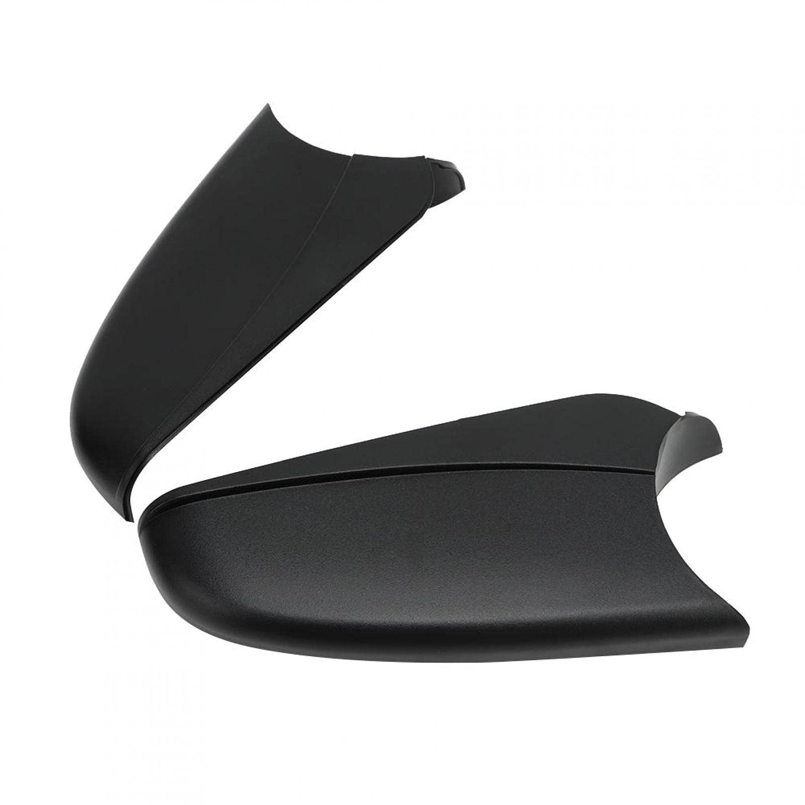 Base alloggiamento specchietto retrovisore, cappucci inferiori specchietto laterale, cappucci specchietti inferiori base staffa in ABS nero adatto per Vauxhall Opel Astra H Mk5 04-09 (coppia)