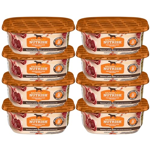 Nutrish Savory Lamb Stew Wet Dog Food, 8 oz. Tub (Pack of 8) (Rachael Ray) - image 1