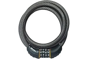 Master Lock Cable Lock: Bike Lock with Cable and Set-Your-Own Combination for Heightened Security