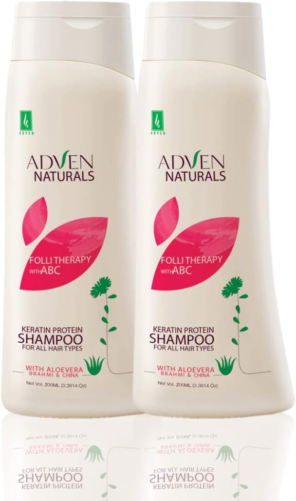 ADVENNATURALS Keratin Protein Shampoo with ABC 400ML (200MLx2)