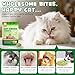 NBTREKTIE 180g/6.4oz Cat Grass Dental Treats for Hairball Control, Natural Teeth Cleaning & Fresh Breath, Crunchy Catnip Flavored Biscuits with Barley Grass, Cat Training Rewards for All Breeds