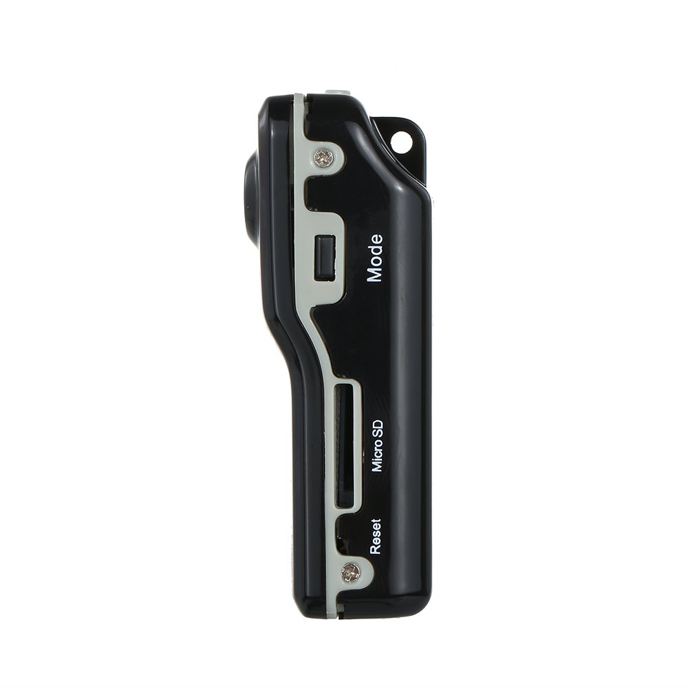 Enregistreur vidéo numérique portable Mini moniteur DV Micro caméra de poche parfaite pour la maison et le bureau Noir