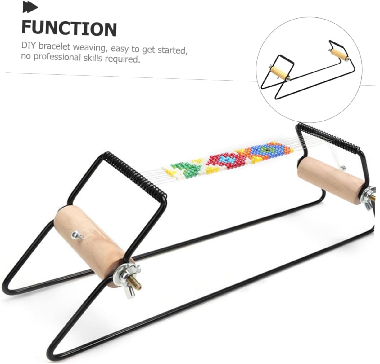 Beads Rope Weaving Tool for DIY Bracelets and Necklaces