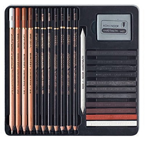 Koh-I-Noor Gioconda 24-Piece Artist Set, Packed in Tin (8899) - Thumbnail 2
