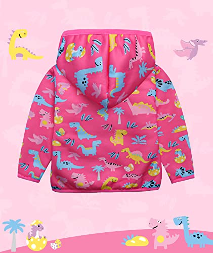 V VALANCH Toddler Fleece Jacket Baby Boys Girls Zip Up Hoodie Sweatshirt Thick Warm Clothes Spring Autumn Winter Coat 1-6T4