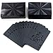 Black Playing Cards - Table Games Tools Waterproof Magic Diamond Laser Pattern Matte Poker Card 54pcs/Set