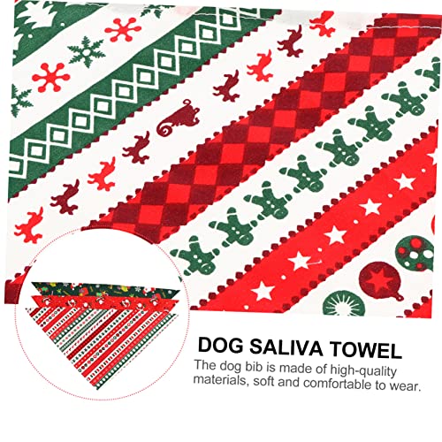 Balacoo 9 Pçs Bandana Triangular Suprimentos Para Animais De Estimação Toalha De Saliva Cachecol De