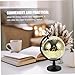 LRXIYODE Golden Disco Globe Reflective Rotating Decoration for Home Office Desk and Events Stylish Geographical Learning Tool with Effect