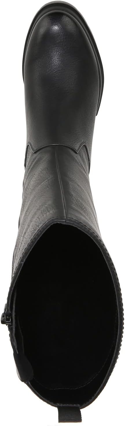 Naturalizer SOUL Womens Orchid Chunky Bottom Knee High Boot Black Smooth Wide Calf 6.5 M - Image 6