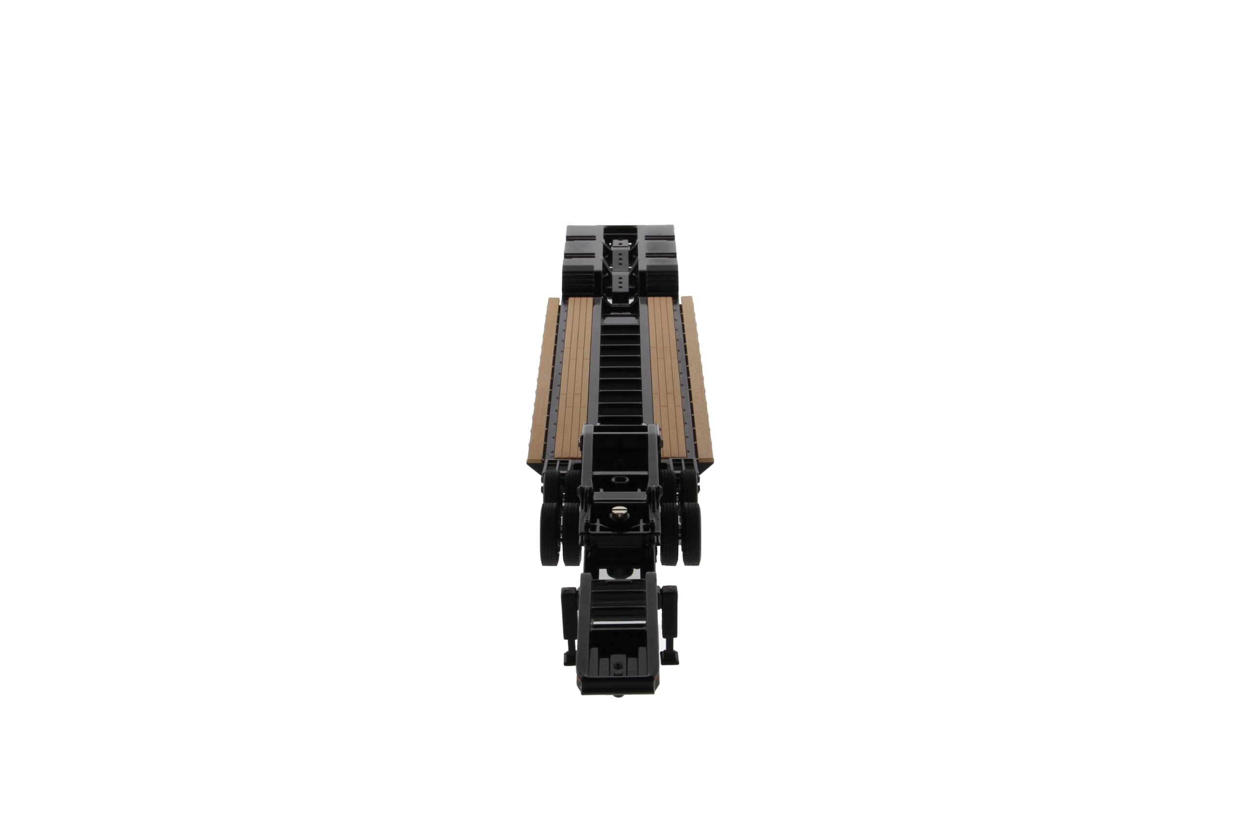Diecast Masters 1:50 XL 120 HDG Drop Deck Trailer w/Jeep, Black, 91033 | Mit Boostern und Jeep, Displayfenster-Box, detailgetreuer Schwerlastauflieger, 91033