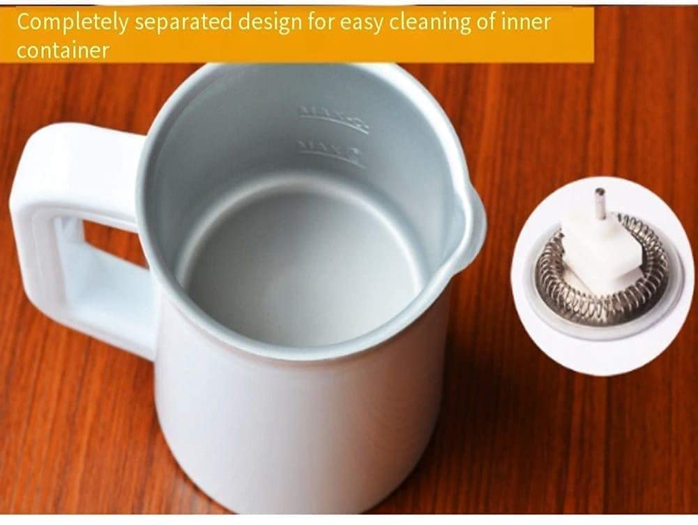 HMTE Montalatte Montalatte Elettrico Vaporizzatore Automatico Protezione per Lo spegnimento Facile da Pulire Perfetto per caffè Cappuccino Cioccolata Calda