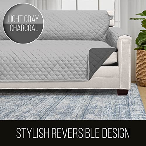 Sofa Shield 811113038688 Loveseat Slip Cover With Patented Strap, Cushion Protector, Reversible Stain, Dog Tear Resistant Slipcover thumb #4
