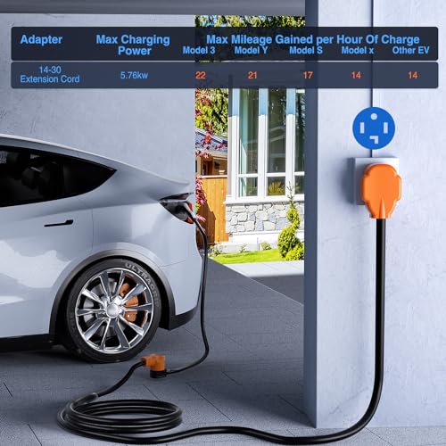 Image of Nilight 15FT EV Dryer Extension Cord 4 Prong 30 Amp NEMA 14-30P 14-30R Old Cable Heavy Duty 10 Gauge Pure Copper Wire UL Listed 125 /250V for Level 2 Using