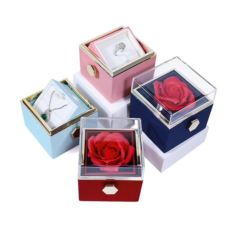 Amazon｜プロポーズ告白ジュエリーボックスバラ永遠の花包装
