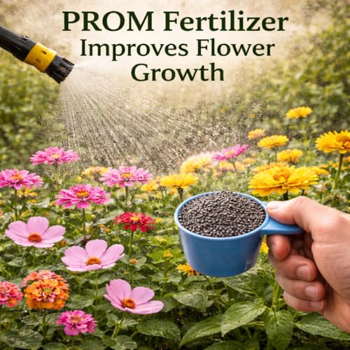 Image of Indian Gardens - PROM Fertilizer | Phosphate Rich Organic Manure | Strong Root Growth & Flower Booster | Improves Soil Fertility - 900 Grams